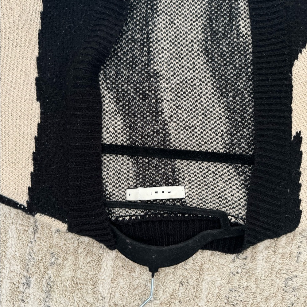 MNML. Zebra print cardigan